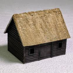 Russian Farmstead Barn (15mm) PAINTED